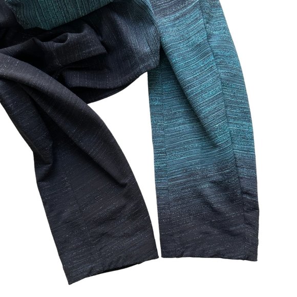 lululemon 8 Lab Varsa Blue Jacquard Stripe Crop Athletic Hoodie W3DDWS - Picture 9 of 9